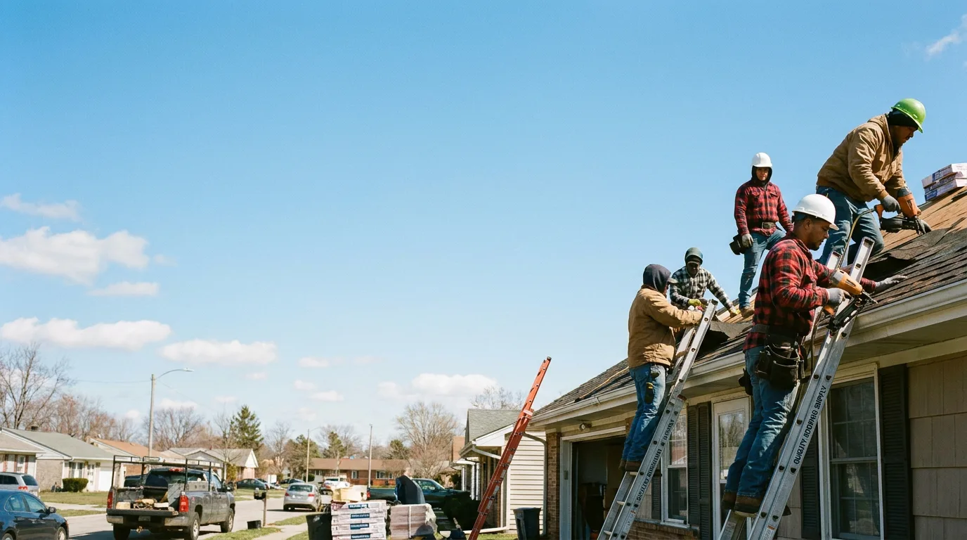 Roofing in Williamsville, IL near me